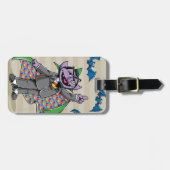 Vintag Count von Count Gepäckanhänger (Vorderseite horizontal)