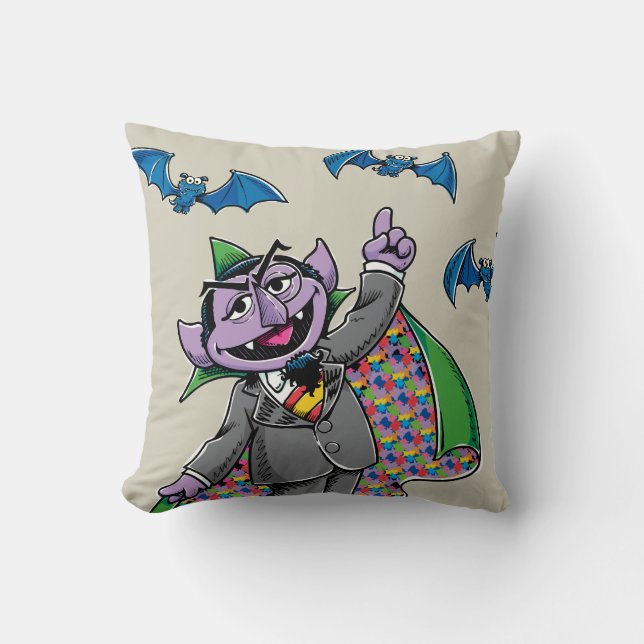 Vintag Count von Count Kissen (Vorderseite)