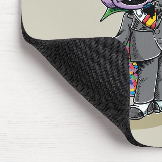 Vintag Count von Count Mousepad (Ecke)
