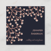 Vintag Country Cherry Blossom Quadratische Visitenkarte (Vorderseite)