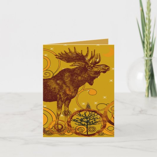 Vintag Country Elche Vielen Dank Dankeskarte (Vorderseite)