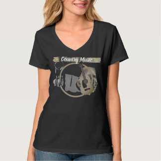 Vintag Country Music T-Shirt für Frauen
