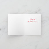 Vintag Country Santa Weihnachtskarte Feiertagskarte (Innenseite)