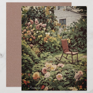 Vintag Country Zuhause Garden Floral Scrapbook