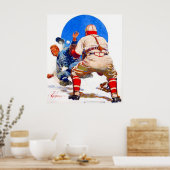 "Vintag Cover Capper's Bauer Magazine" Poster (Küche)