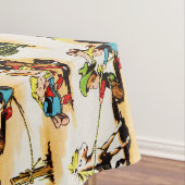 Vintag Cowboy Cowgirl Country Kids Pony Cactus Tischdecke (Beispiel)