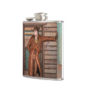 Vintag Cowboy Flachmann (Links)