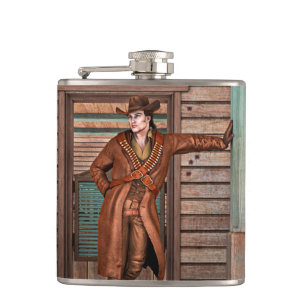 Vintag Cowboy Flachmann