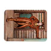 Vintag Cowboy Magnet (Horizontal)