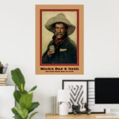 Vintag Cowboy Personalisiert Bar Poster (Heimbüro)