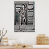 Vintag Cowboy Poster (Küche)