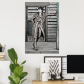 Vintag Cowboy Poster (Heimbüro)