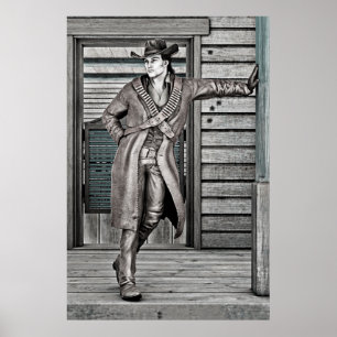 Vintag Cowboy Poster