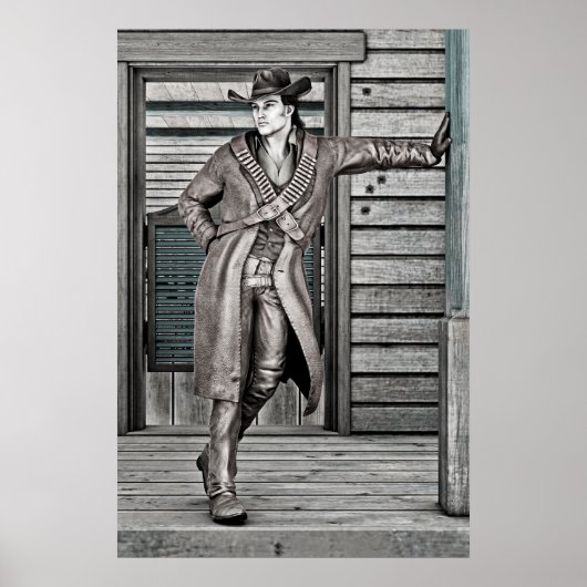 Vintag Cowboy Poster (Vorne)
