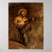 Vintag Cowboy Singen von Thomas Eakins Poster (Vorne)