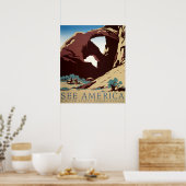 Vintag Cowboys American Western Art WPA Poster (Küche)