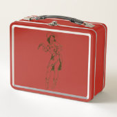 Vintag Cowgirl Lunchbox (Vorderseite)