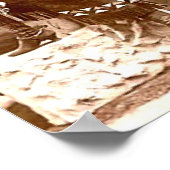 Vintag Cowgirl Poster (Ecke)