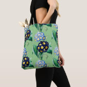 Vintag Cowslip Primrose botanisch Tasche (Von Nahem)