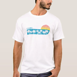 Vintag Cozumel Mexico Beach Palm Trees Retro 70er T-Shirt