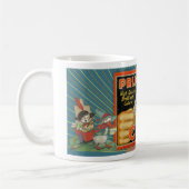 VINTAG CRAYON TIN THEMA KAFFEETASSE (Links)