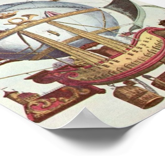 Vintag Crazy Balloon Poster (Ecke)