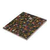Vintag Crazy Quilt Fliese (Seite)