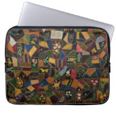 Vintag Crazy Quilt Laptopschutzhülle (Vorderseite)
