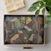 Vintag Crazy Quilt Seidenpapier (Geschenk)