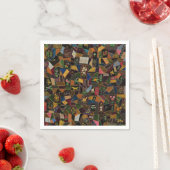 Vintag Crazy Quilt Serviette (Beispiel)