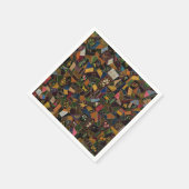 Vintag Crazy Quilt Serviette (Ecke)