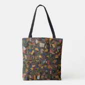Vintag Crazy Quilt Tasche (Rückseite)