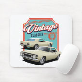 Vintag Cream Camaro Mousepad (Mit Mouse)
