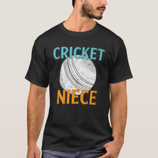 Vintag Cricket Player Niece gibt lustiges Sportlo T-Shirt