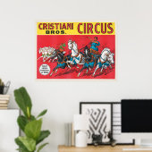 Vintag Cristiani Brothers Circus Poster (Heimbüro)