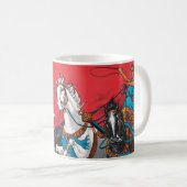 Vintag Cristiani Brothers Circus Poster Kaffeetasse (VorderseiteRechts)