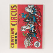 Vintag Cristiani Brothers Circus Poster Puzzle (Vertikal)