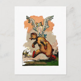 Vintag Critters Tin Woodman Postkarte