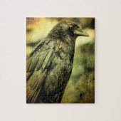 Vintag Crow Puzzle (Vertikal)