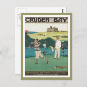 Vintag Cruden Bay Schottland Postkarte (Vorne/Hinten)