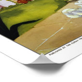 Vintag Cuba Dancer Travel Poster (Ecke)