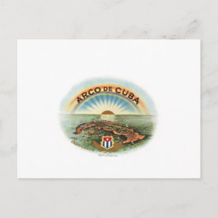 Vintag Cubano Arco de Cuba Postkarte
