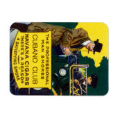 Vintag Cubano Club Cigars Magnet (Horizontal)