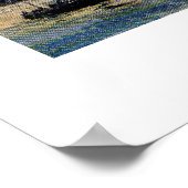 Vintag Cunard RMS Antonia at Quebec Poster (Ecke)