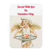 Vintag Cupid Cook Magnet (Vertikal)