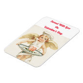 Vintag Cupid Cook Magnet (Linke Seite)