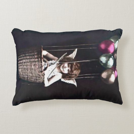 Vintag Cupid Dekokissen (Vorderseite)