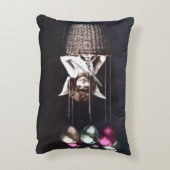 Vintag Cupid Dekokissen (Rückseite(Vertikal))