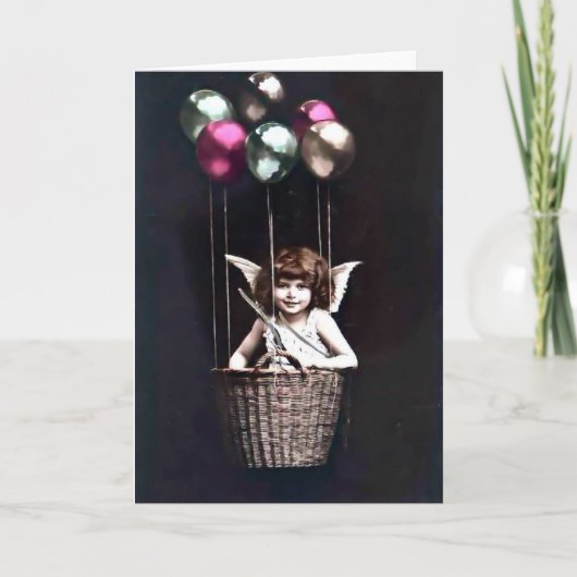 Vintag Cupid Einladung (Vorderseite)