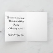 Vintag Cupid Einladung (Innenseite)